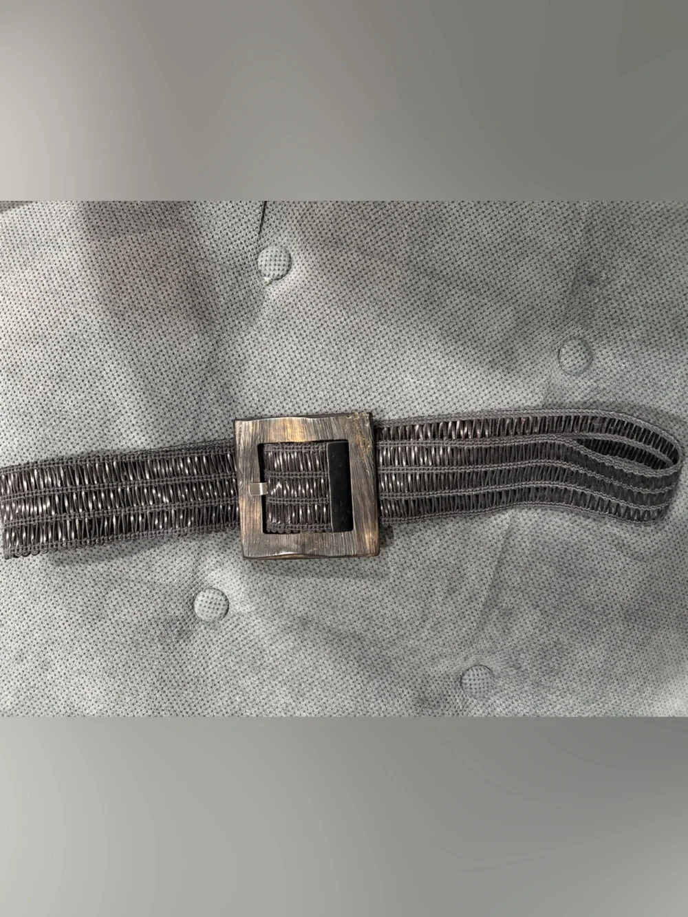Suzi Roher black/brown elastic belt size small